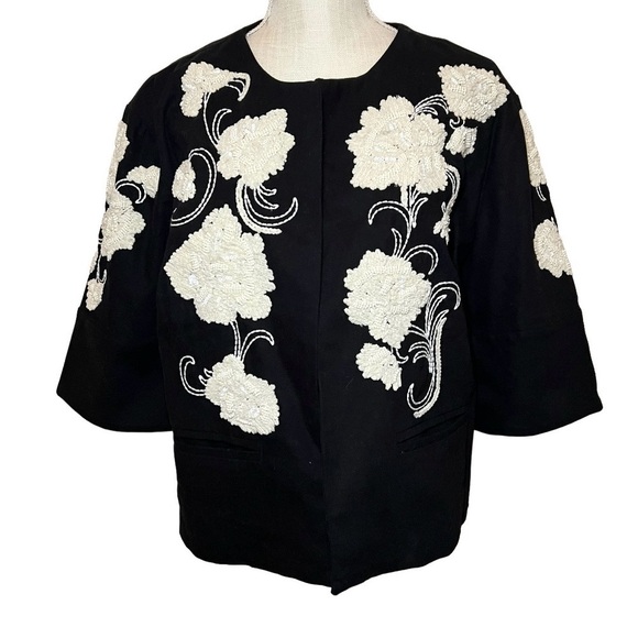 Chico's Jackets & Blazers - Chico’s Artisan Embroidered Jacket Size 1 (M/8)